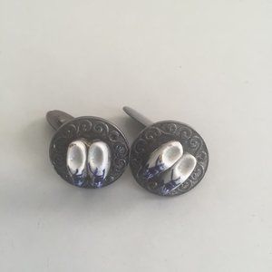 Dutch Holland silver cuff link set